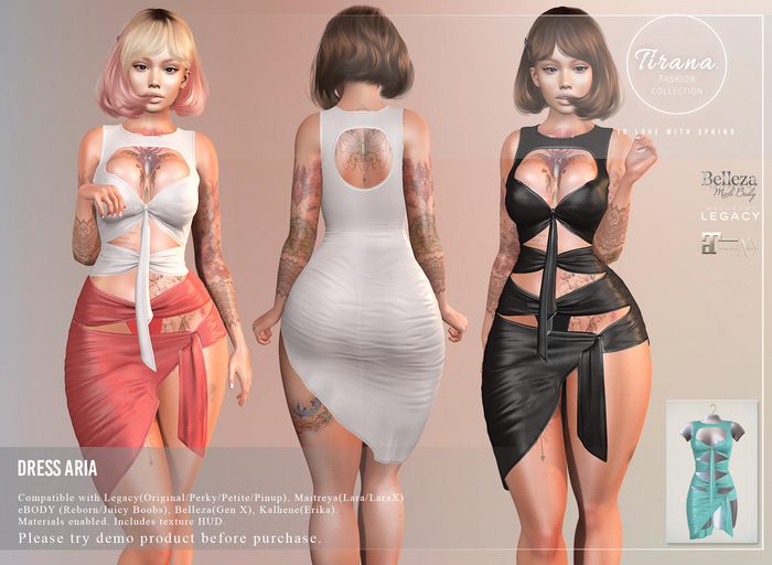 Tirana. Dress Aria. Color 8