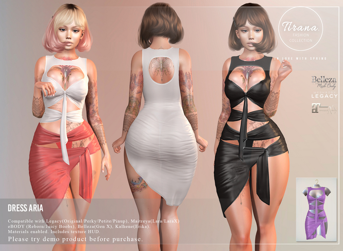 Tirana. Dress Aria. Color 9