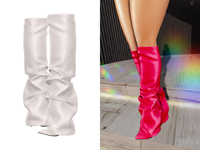 [Brior] Rachel Leather Boots - (White)