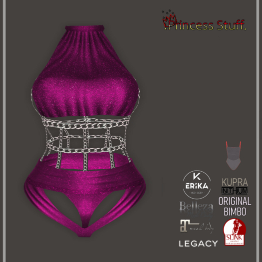 .Princess Stuff. [Pay my Rent Body] Magenta Gltter