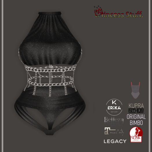 .Princess Stuff. [Pay my Rent Body] Noir Glitter