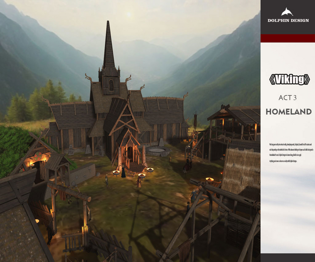 [Dolphin Design]The Viking ACT 3 Homeland village Set