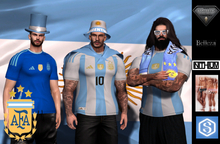 GET HAMPTED FOOTBALL NATION:: ARGENTINA 24/25 KIT + LIONEL MESSI EDITION