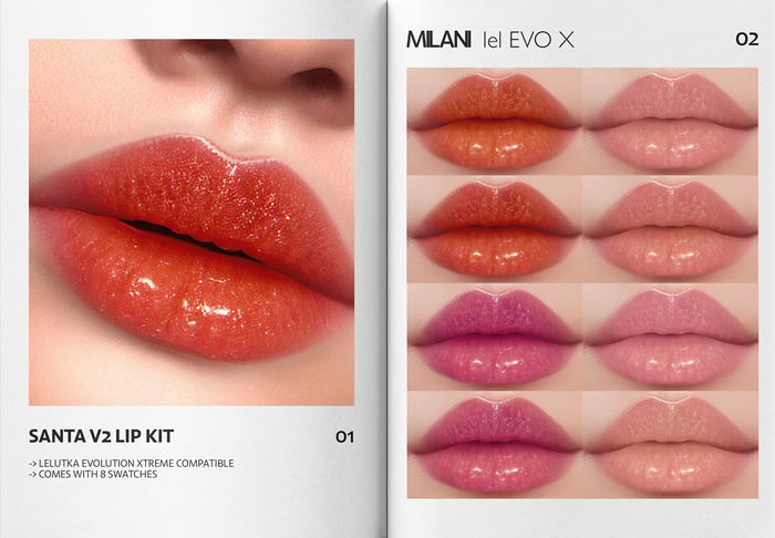 MILANI - "SANTA V2" LIP KIT / FATPACK