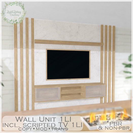 ~LLc~ Wall Unit incl. TV 2LI