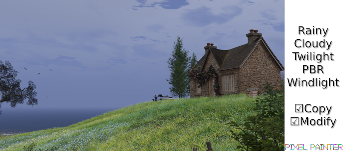 Rainy Cloudy Twilight PBR Windlight