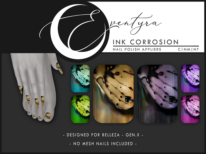 Eventyra - GenX Nail HUD - Ink Corrosion