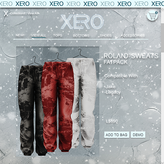 [XERO] Roland Sweats (Fatpack)