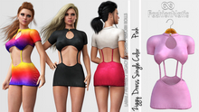 Dress Ziggy Pink - LaraX, PetiteX, Legacy, Reborn, Rolls - FashionNatic