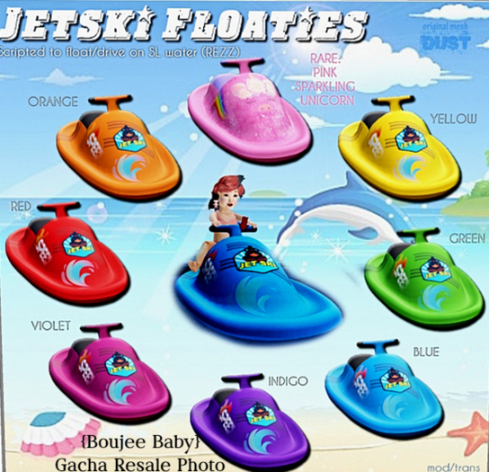 4 DUST: Jetski Floatie - Blue