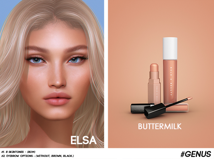 Bold & Beauty :: Elsa (Genus BOM) - Buttermilk. (add it)