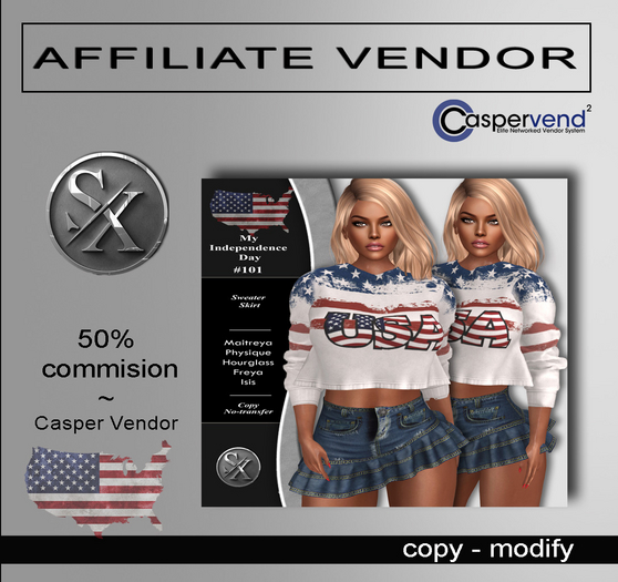 [SX] Affiliate Vendor  PATRIOTIC ~ Layne [1 vendor]
