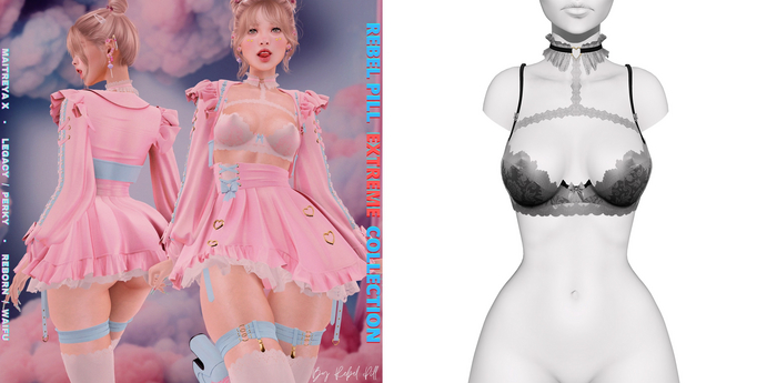 Rebelpill - Extreme Collection Bra Onyx