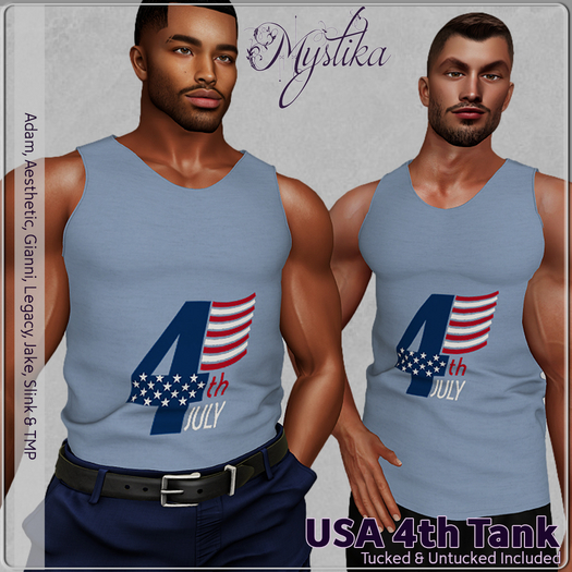 ~Mystika~ USA 4th Tank Mens