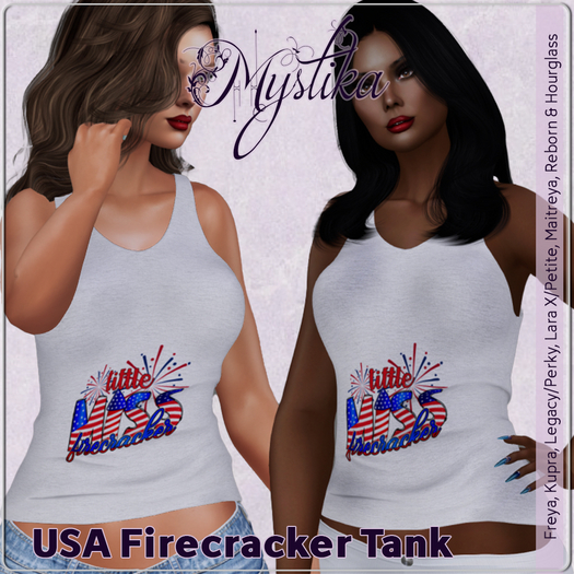 ~Mystika~ USA Firecracker Tank Ladies