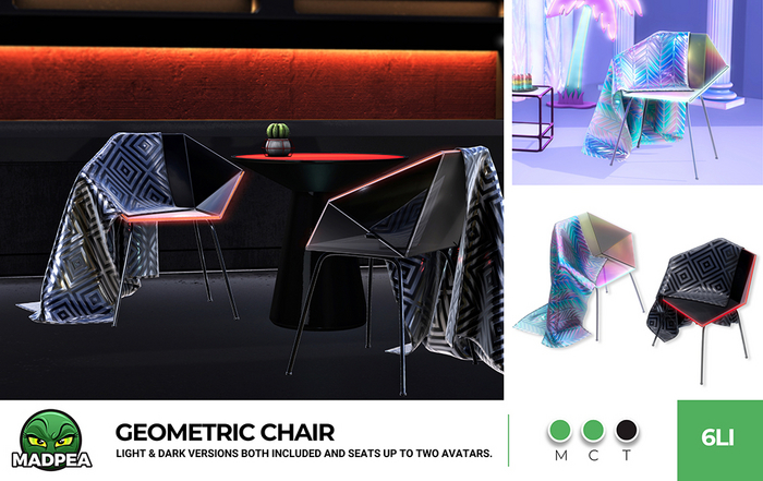 MadPea Geometric Chair