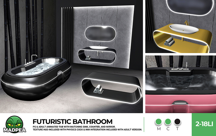 MadPea Futuristic Bathroom PG