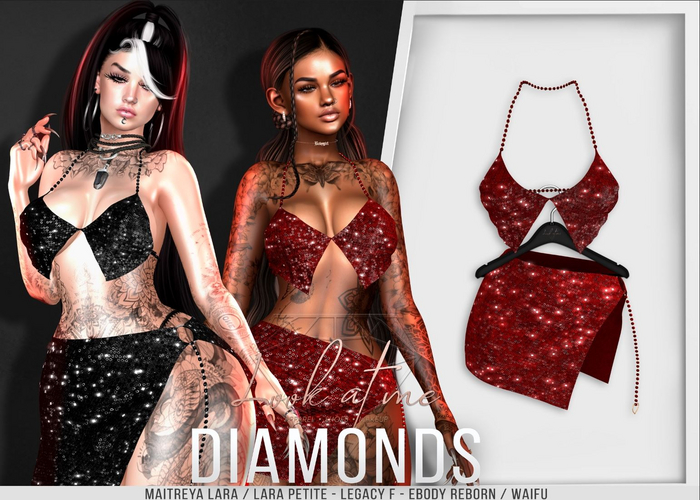 Look At Me. Diamonds : Outfit - Red