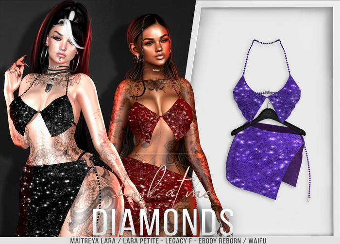 Look At Me. Diamonds : Outfit - Purple