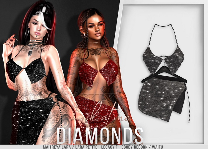 Look At Me. Diamonds : Outfit - Grey