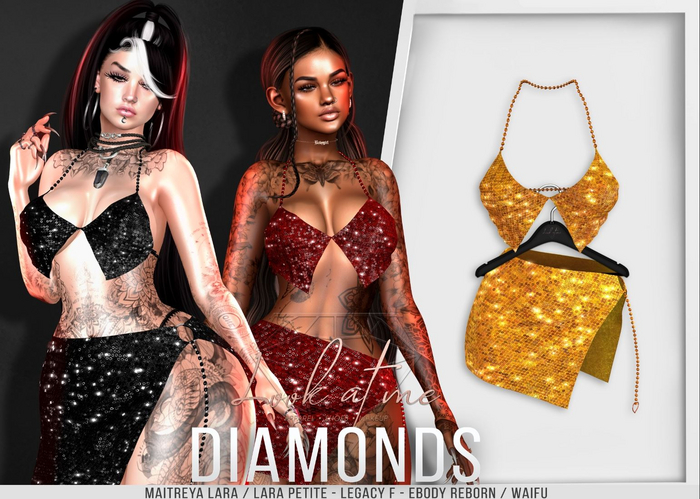 Look At Me. Diamonds : Outfit - Gold