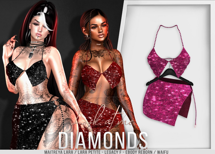 Look At Me. Diamonds : Outfit - Fuchsia