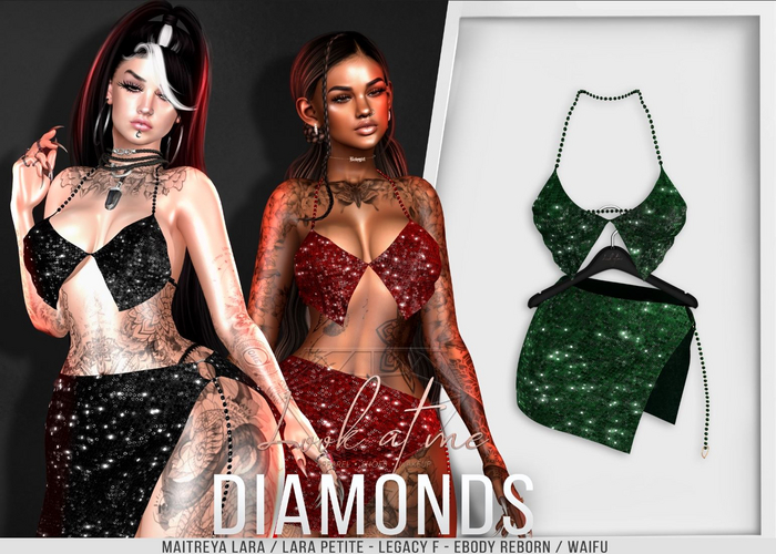 Look At Me. Diamonds : Outfit - Emerald
