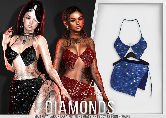 Look At Me. Diamonds : Outfit - Blue