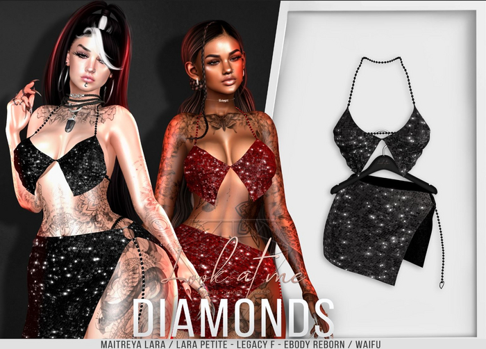 Look At Me. Diamonds : Outfit - Black