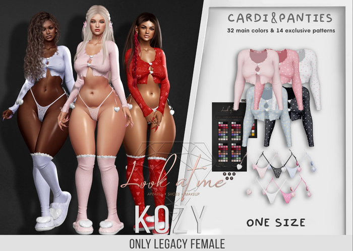 Look At Me. Kozy : Cardi&Panties - Legacy