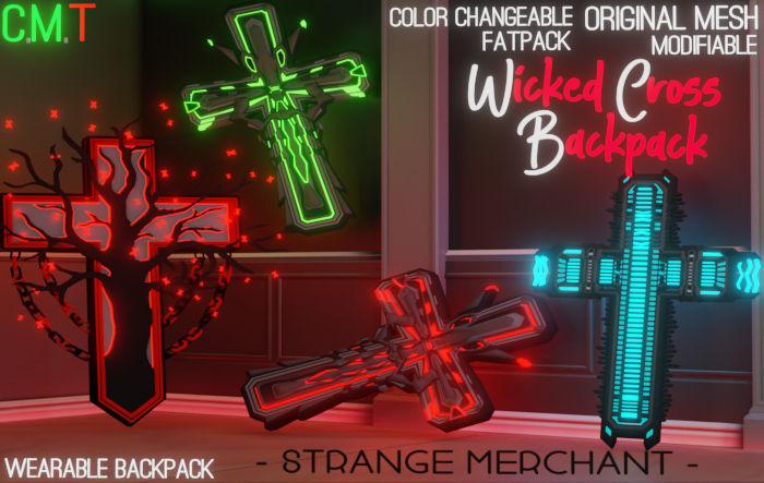 Wicked Cross Backpack - Strange Merchant
