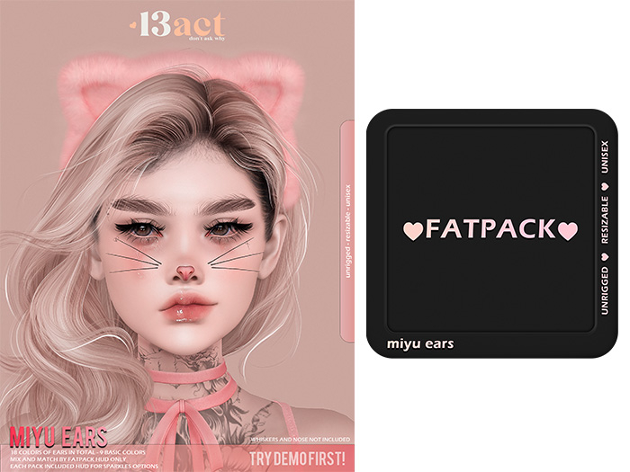 13ACT -  Miyu Ears  - Fatpack