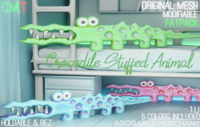 Adorable Merchant -Crocodile Stuffed Animal