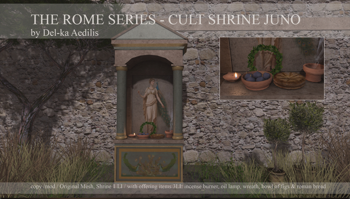The Rome Series - Cult Shrine Juno c,m