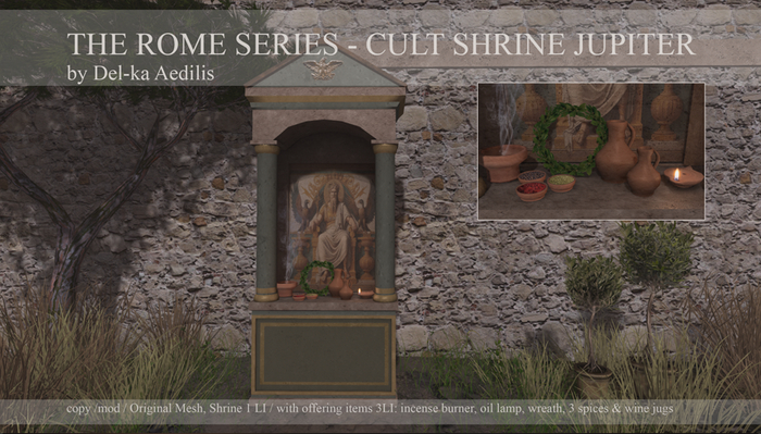 The Rome Series - Cult Shrine Jupiter c,m