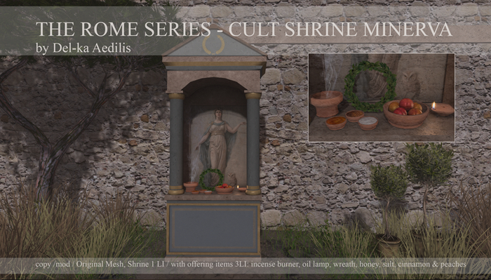 The Rome Series - Cult Shrine Minerva c,m