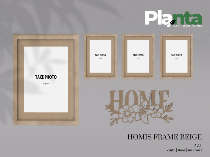 Planta - Homis Frame Beige