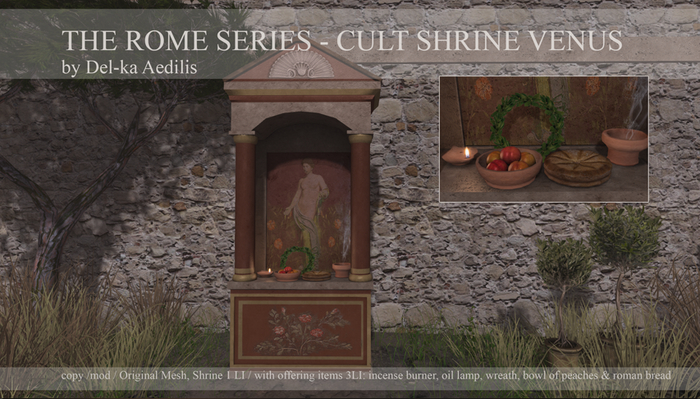 The Rome Series - Cult Shrine Venus c,m