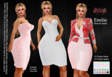 #PROMO#Delicatt Couture - Emilie dress with jacket  -  June 2021