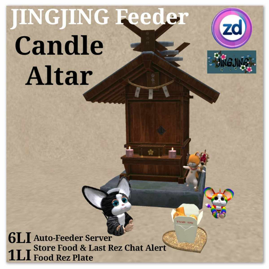*ZD* Jingjing Auto-Feeder - Candle Altar