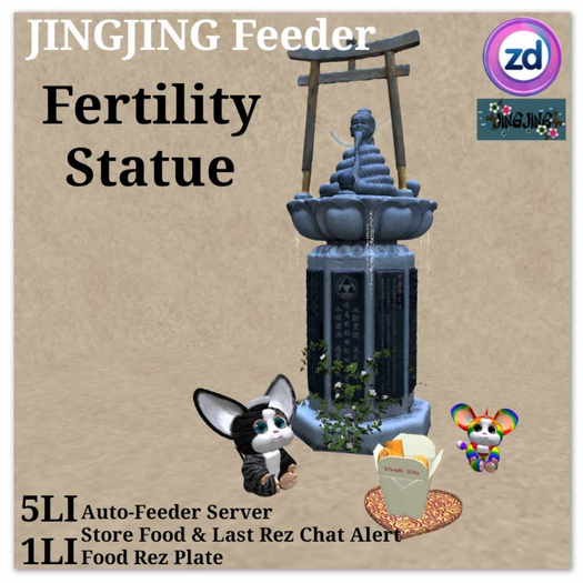 *ZD* Jingjing Auto-Feeder - Fertility Statue