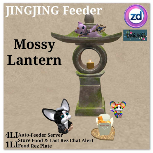 *ZD* Jingjing Auto-Feeder - Mossy Lantern