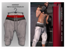 :: HARDCORE :: (HD004ST) Men's Casual Shorts SV