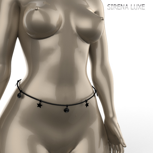 Black Belly Belt Chain