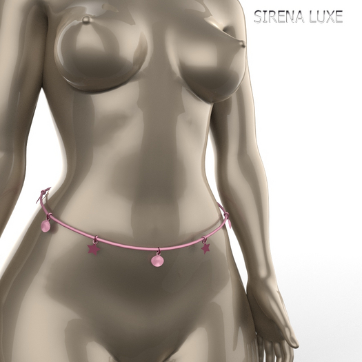 Pink Belly Belt Chain