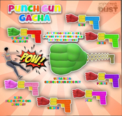 1 DUST: Punch Gun - Pink Glitter RARE