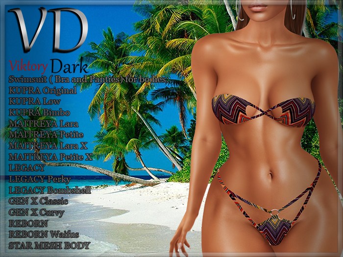 VD #037 Swimsuit Zigzag Add me
