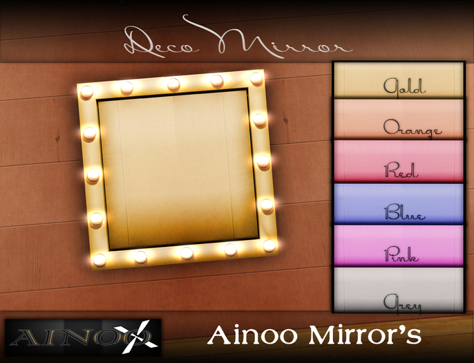 - Ainoo Mirror  set 1 - Deco  Mirror