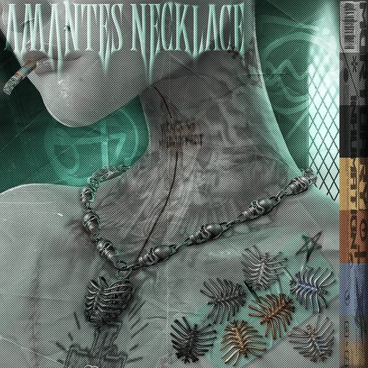 .:INHUMATION:. Amantes Necklace RibCage Set