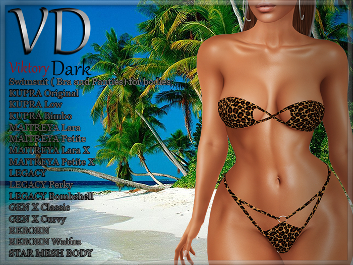 VD #037 Swimsuit Leopard Add me